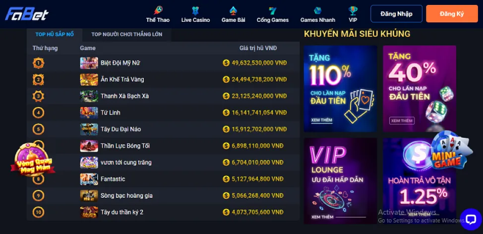 Cá cược thể thao tại 69 Win với đa dạng môn thể thao